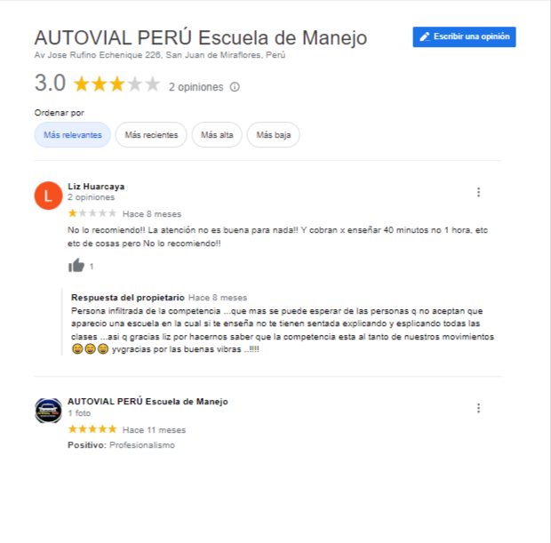Autovial Reviews de google